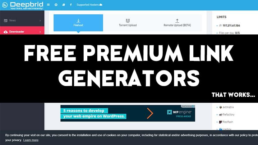 How to Generate Traffic With the UserCloud Premium Link Generator