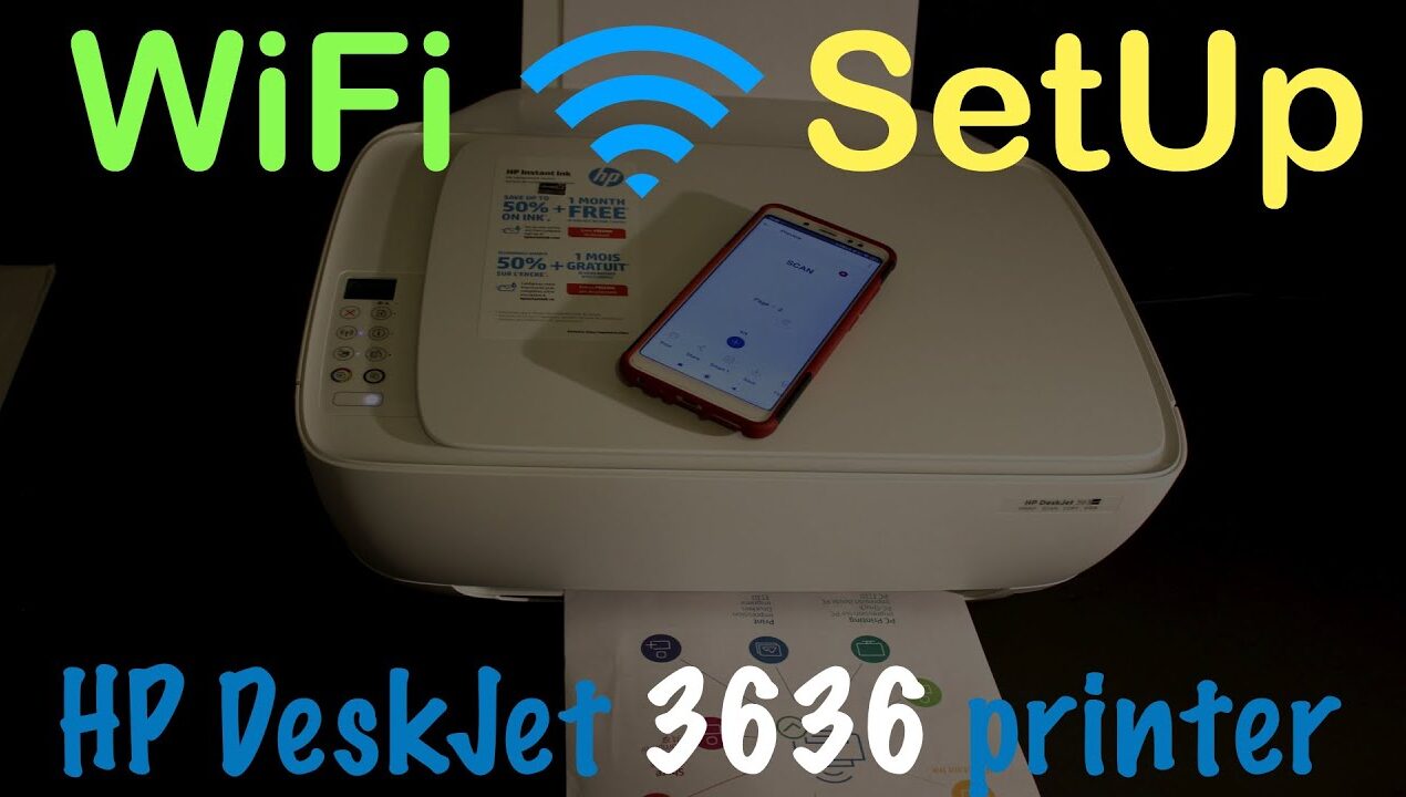 HP Deskjet 3630 Printer Connect to WiFi