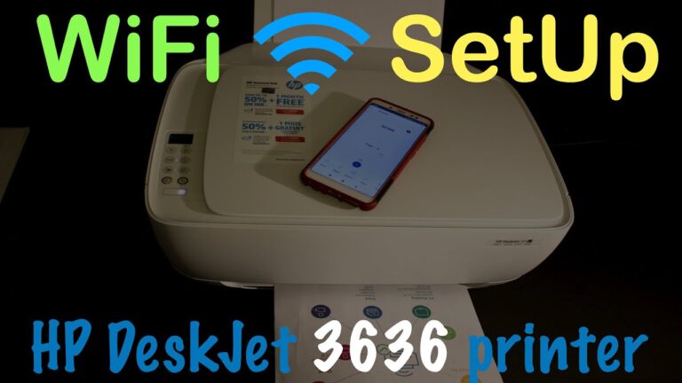 HP Deskjet 3630 Printer Connect to Wi-Fi