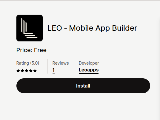 LEO Mobile App Builder