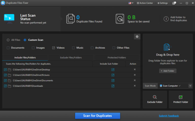 Delete Duplicate Videos