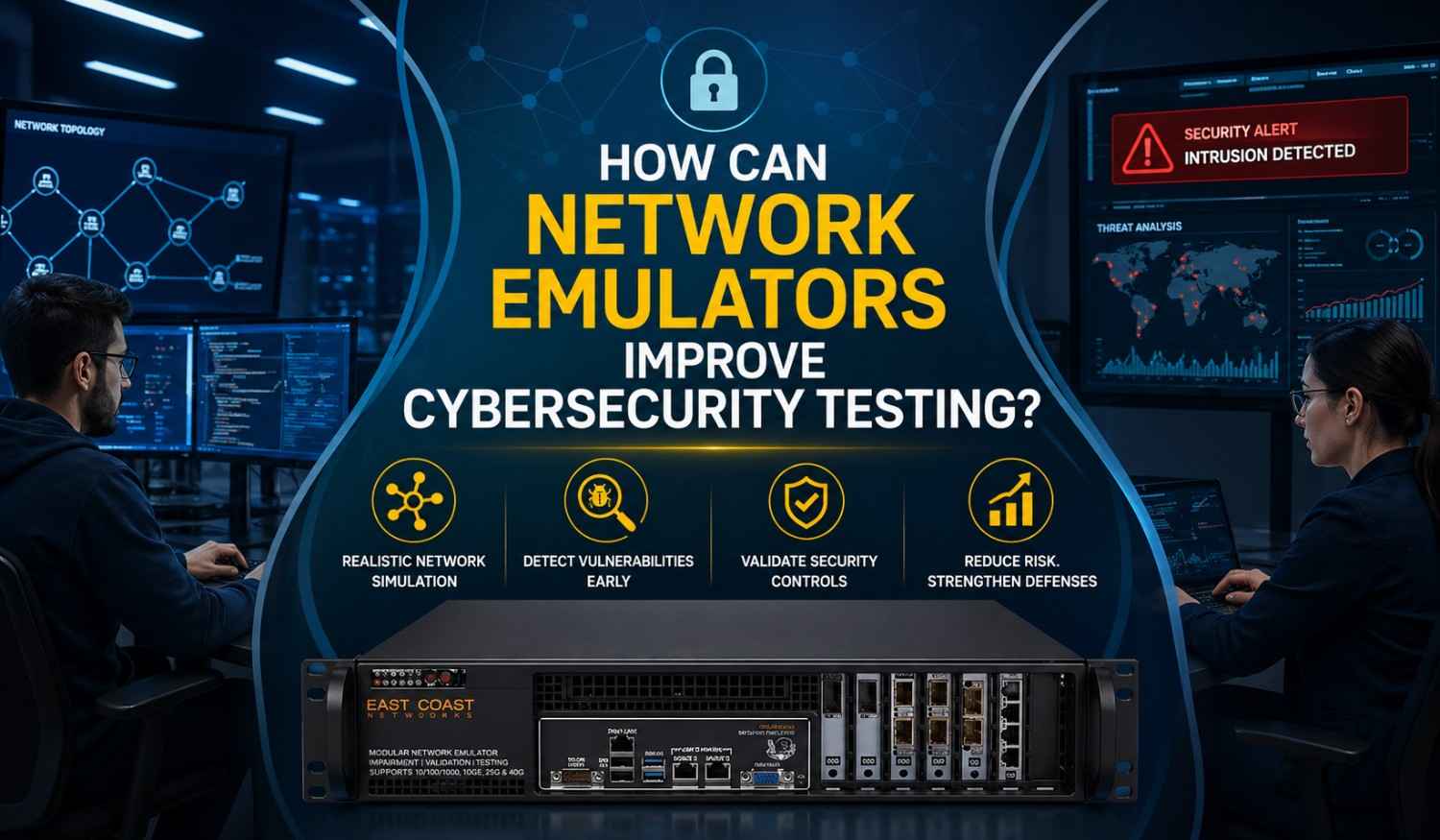 NETWORK EMULATORS IMPROVE CYBERSECURITY TESTING